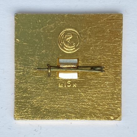 Значок. Спорт. Шахматы. Конь (квадрат)