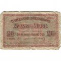 Литва. Ковно (Каунас) 20 марок 1918 год - Германская оккупация - VG