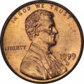 США 1 цент 1999 год - Авраам Линкольн (D)