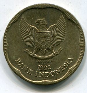 Индонезия 500 рупий 1992 год - Цветок жасмина