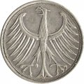 ФРГ 5 марок 1951 - Орёл - J