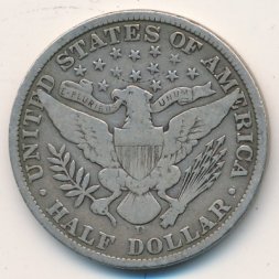 США 1/2 доллара 1906 год