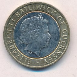 Гернси 2 фунта 2003 год