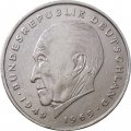 ФРГ 2 марки 1970 год (J) - Конрад Аденауэр, 20 лет Федеративной Республике (1949-1969)
