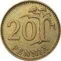 Финляндия 20 пенни 1975 год