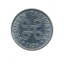 Финляндия 5 марок 1959 год