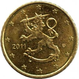 Финляндия 50 евроцентов 2011 год