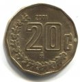 Мексика 20 сентаво 2001 год