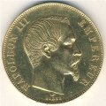 Франция 50 франков 1857 год