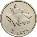 Латвия 1 лат 2012 год - Колокольчики