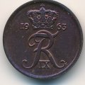 Дания 1 эре 1963 год