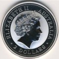 Австралия 2 доллара 2004 год - Восточный лунный календарь. Год обезьяны (серебро, 2 унции)