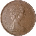 Великобритания 2 новых пенса 1971 год