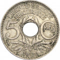 Франция 5 сантимов 1930 год