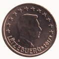 Люксембург 1 евроцент 2017 год - Великий герцог Люксембурга Анри