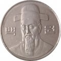 Южная Корея 100 вон 2013 год
