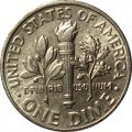 США 1 дайм (10 центов) 2016 год - Франклин Рузвельт (D)