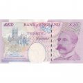 Великобритания 20 фунтов 1999 год - Сэр Эдвард Элгар UNC