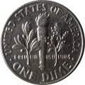 США 1 дайм (10 центов) 2017 год - Франклин Рузвельт (D)