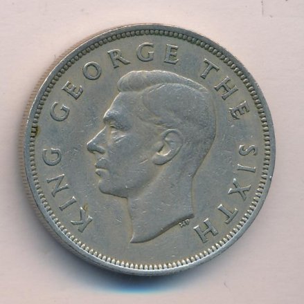 Новая Зеландия 1/2 кроны 1948 год - Георг VI