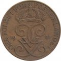 Швеция 5 эре 1921 год