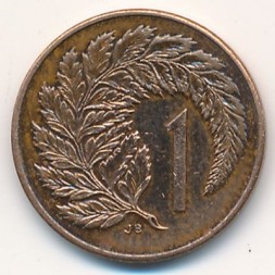 Новая Зеландия 1 цент 1986 год