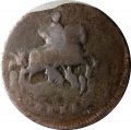 1 копейка 1788 год Екатерина II (1762 - 1796) - перечекан F