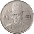Южная Корея 100 вон 2008 год