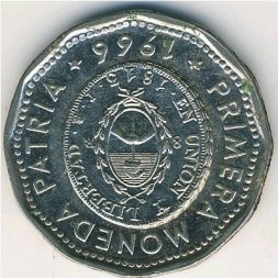 Аргентина 25 песо 1966 год