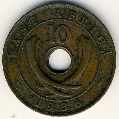 Восточная Африка 10 центов 1936 год (H)