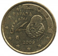 Испания 10 евроцентов 2009 год - Мигель де Сервантес