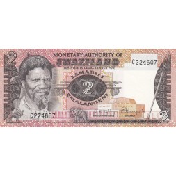Свазиленд 2 эмалангени 1974 год - UNC