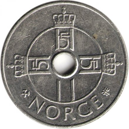 Норвегия 1 крона 1997 год