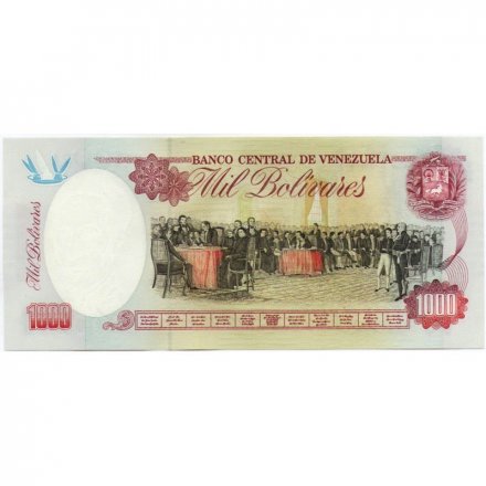 Венесуэла 1000 боливаров 1998 год (февраль) - UNC