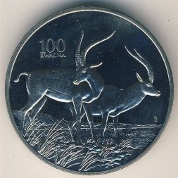 Замбия 100 квача 1998 год