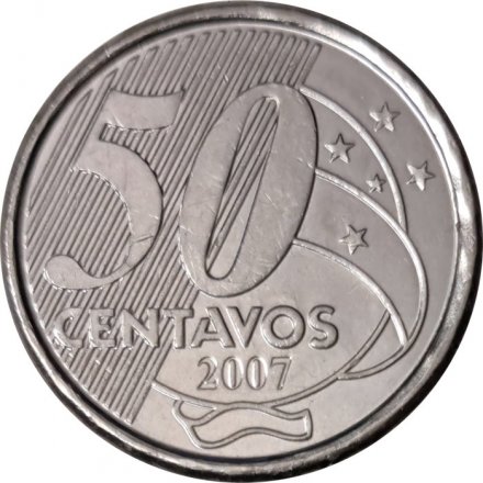 Бразилия 50 сентаво 2007 год - Барон Рио-Бранко