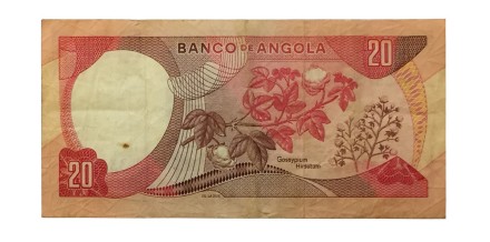Ангола 20 эскудо 1972 год - VF