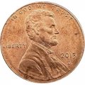 США 1 цент 2013 год - Авраам Линкольн (D)