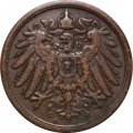 Германия 2 пфеннига 1907 год (A)