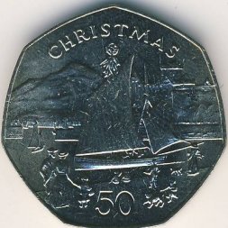 Остров Мэн 50 пенсов 1981 год