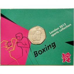 Великобритания 50 пенсов 2011 год - Бокс (в блистере)