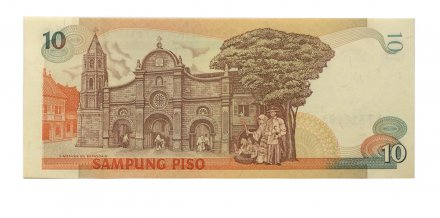 Филиппины 10 песо 1985-1994 год - UNC