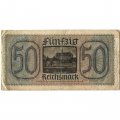 Германия 50 марок 1939-1945 годов выпуска - Немецкие оккупационные территории - F