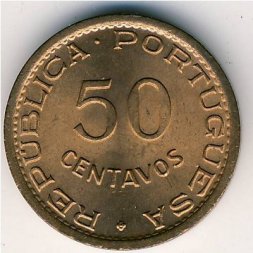 Сан-Томе и Принсипи 50 сентаво 1962 год