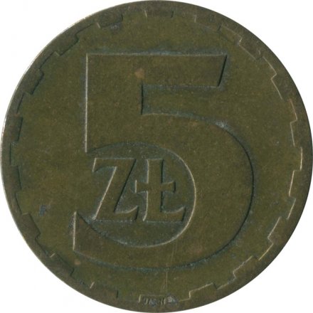 Польша 5 злотых 1977 год