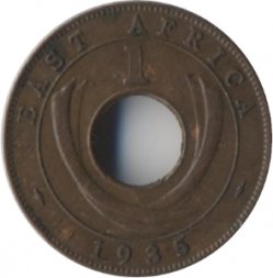 Восточная Африка 1 цент 1935 год