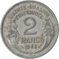 Франция 2 франка 1945 год (B)