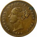 Жетон Королева Виктория и принц Альберт. Великобритания 1862 год