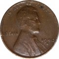 США 1 цент 1940 год  - Авраам Линкольн (S)