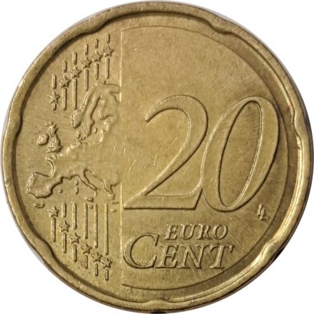 Германия 20 евроцентов 2008 год (D)